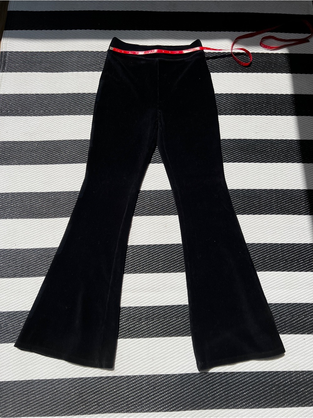 Aeropostale  Black Velvet Flare Pants